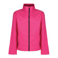 Hot Pink-Black - Front - Regatta Professional Mens Soft Shell Jacket