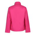Hot Pink-Black - Side - Regatta Professional Mens Soft Shell Jacket