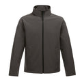 Rock Grey-Black - Back - Regatta Mens Ablaze Printable Softshell Jacket