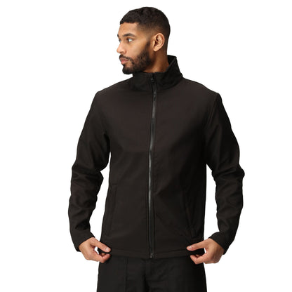 Black - Side - Regatta Professional Mens Soft Shell Jacket