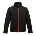 Black-Classic Red - Front - Regatta Professional Mens Soft Shell Jacket