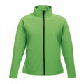 Extreme Green-Black - Front - Regatta Womens-Ladies Ablaze Printable Softshell Jacket