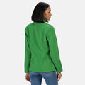 Extreme Green-Black - Side - Regatta Womens-Ladies Ablaze Printable Softshell Jacket