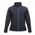 Navy Blue-French Blue - Front - Regatta Professional Womens-Ladies Printable Soft Shell Jacket