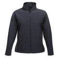 Navy-Navy - Front - Regatta Womens-Ladies Ablaze Printable Softshell Jacket