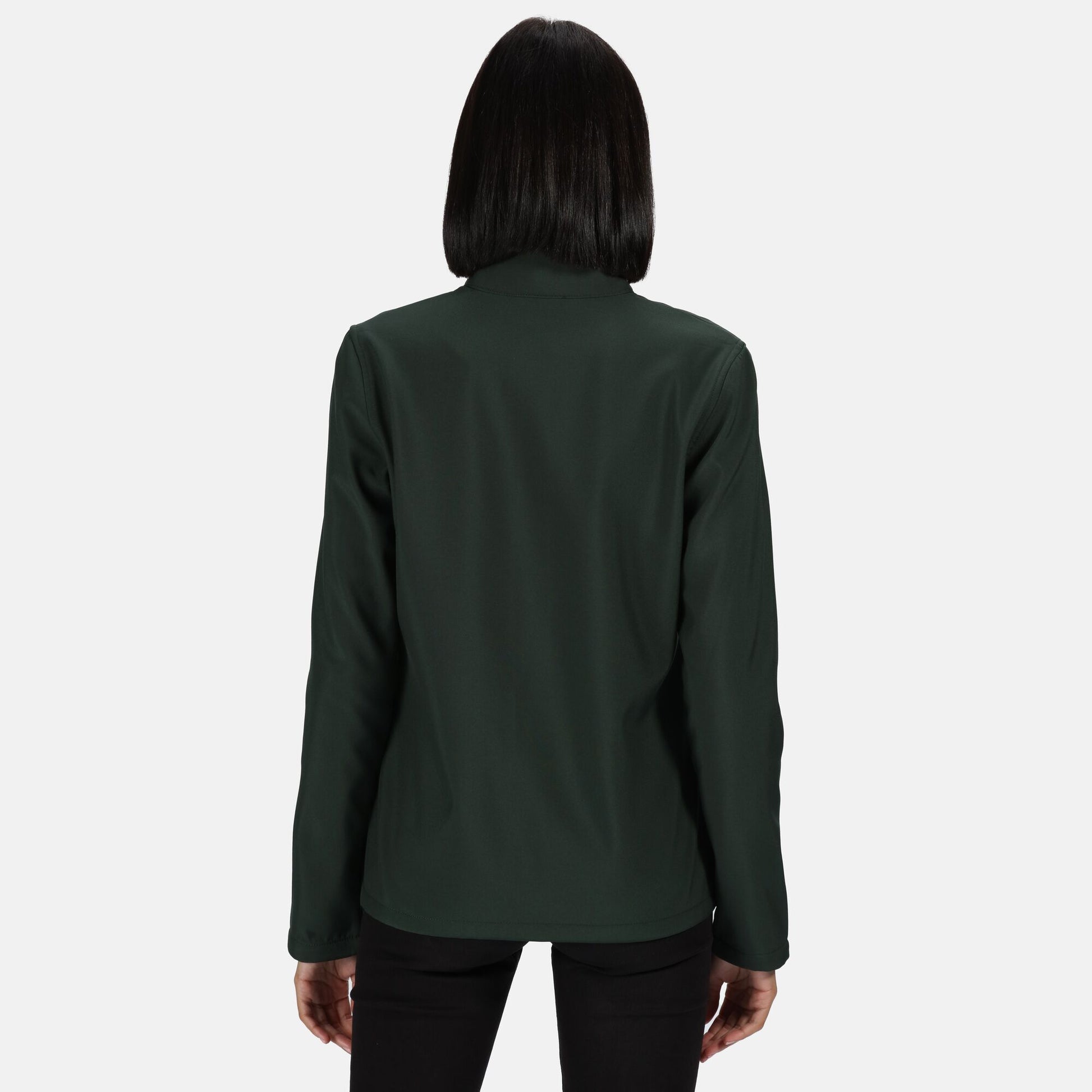 Dark Spruce-Black - Side - Regatta Professional Womens-Ladies Printable Soft Shell Jacket