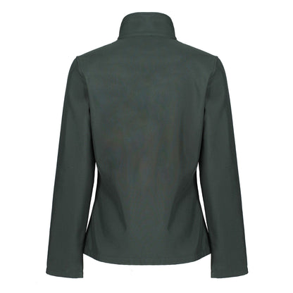 Dark Spruce-Black - Lifestyle - Regatta Professional Womens-Ladies Printable Soft Shell Jacket