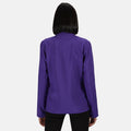 Purple-White - Side - Regatta Professional Womens-Ladies Printable Soft Shell Jacket