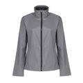 Rock Grey-Black - Front - Regatta Womens-Ladies Ablaze Printable Softshell Jacket