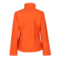 Magma Orange-Black - Lifestyle - Regatta Womens-Ladies Ablaze Printable Softshell Jacket