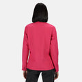 Hot Pink-Black - Side - Regatta Womens-Ladies Ablaze Printable Softshell Jacket