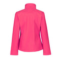 Hot Pink-Black - Lifestyle - Regatta Professional Womens-Ladies Printable Soft Shell Jacket