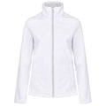 White-Light Steel - Front - Regatta Womens-Ladies Ablaze Printable Softshell Jacket