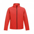 Classic Red-Black - Front - Regatta Womens-Ladies Ablaze Printable Softshell Jacket