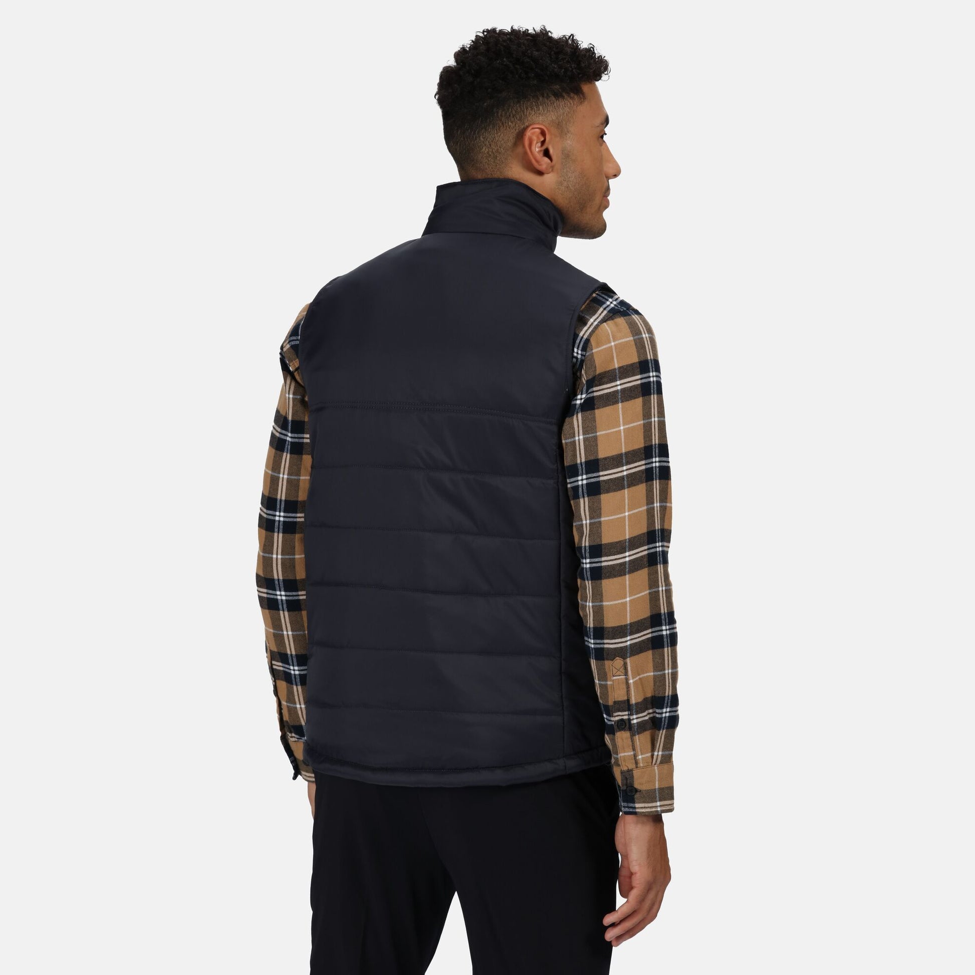 Navy - Side - Regatta Professional Mens Insulated Body Warmer