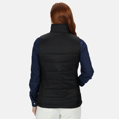 Black - Side - Regatta Professional Womens-Ladies Stage II Insulated Body Warmer
