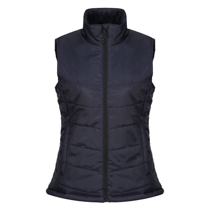 Navy - Front - Regatta Professional Womens-Ladies Stage II Insulated Body Warmer