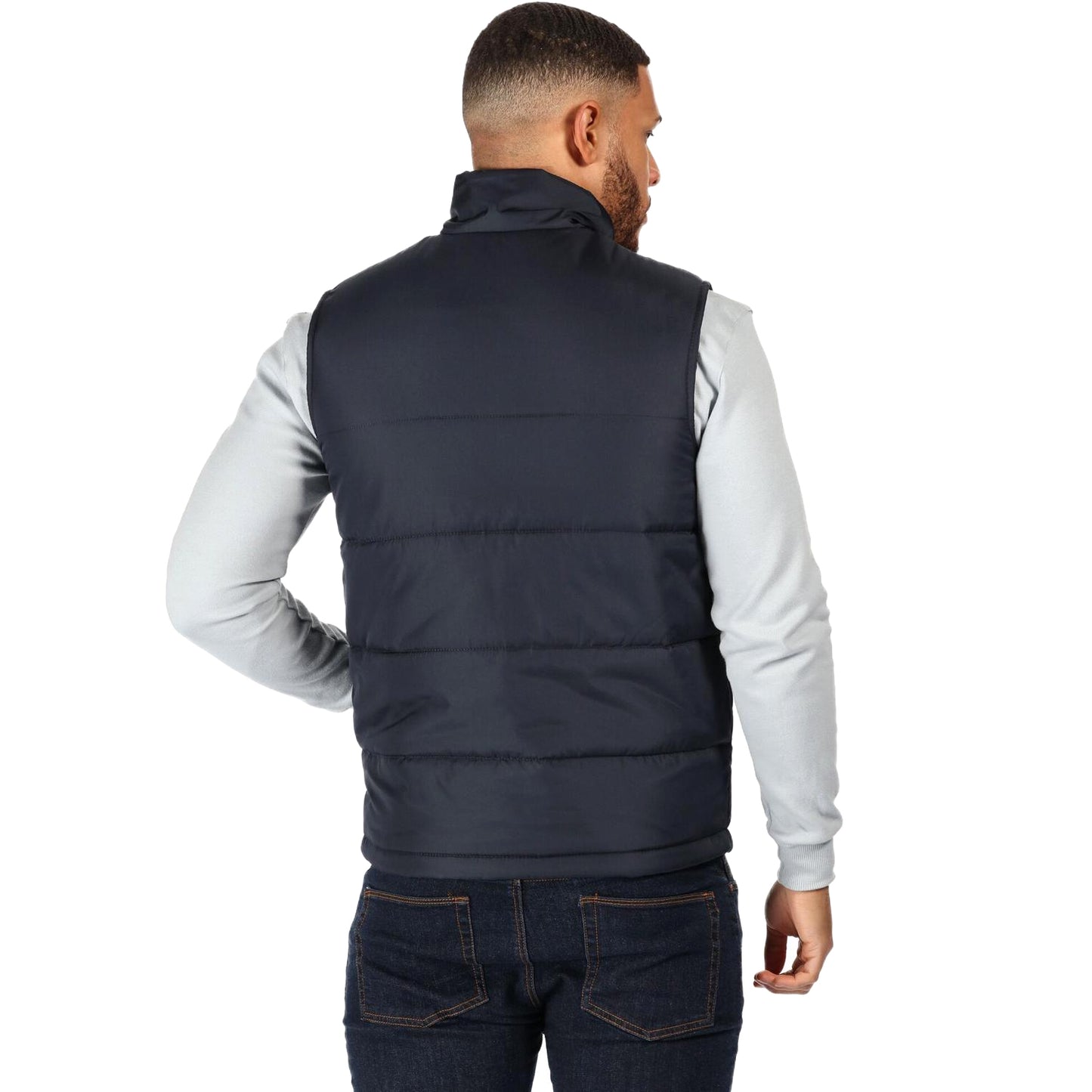 Navy-Black - Lifestyle - Regatta Professional Mens Quilted Insulated Body Warmer