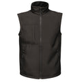 Black - Front - Regatta Mens Octagon 3 Layer Printable Softshell Bodywarmer