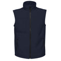 Navy - Back - Regatta Mens Octagon 3 Layer Printable Softshell Bodywarmer