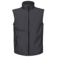 Seal Grey - Front - Regatta Mens Octagon 3 Layer Printable Softshell Bodywarmer