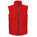 Classic Red - Front - Regatta Mens Octagon 3 Layer Printable Softshell Bodywarmer