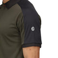 Dark Khaki - Close up - Regatta Mens Offensive Wicking Polo Shirt