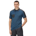 Blue Wing - Side - Regatta Mens Offensive Wicking Polo Shirt