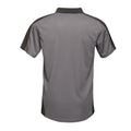 Seal Grey-Black - Lifestyle - Regatta Mens Contrast Coolweave Polo Shirt