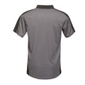 Seal Grey-Black - Lifestyle - Regatta Professional Mens Contrast Coolweave Polo Shirt
