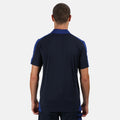 Navy-New Royal - Lifestyle - Regatta Mens Contrast Coolweave Polo Shirt