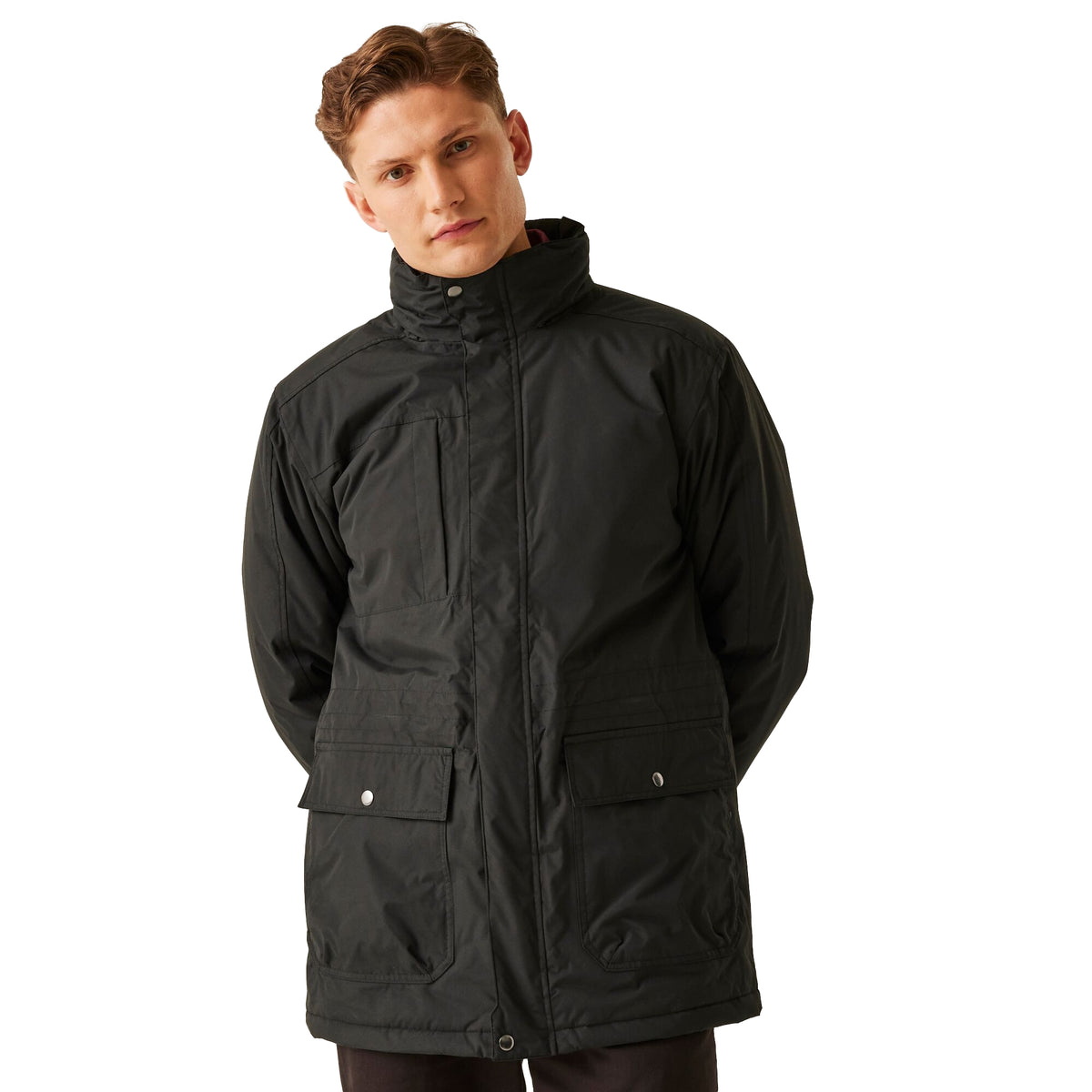 Black - Side - Regatta Professional Mens Insulated Jacket