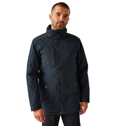 Navy - Side - Regatta Professional Mens Insulated Jacket