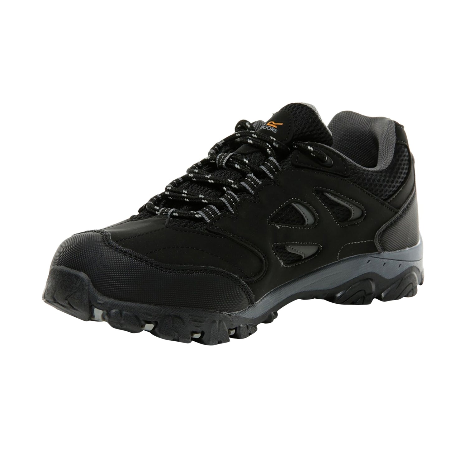 Black-Granite - Lifestyle - Regatta Childrens-Kids Holcombe Low Junior Hiking Boots