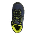 Navy-Lime Punch - Pack Shot - Regatta Childrens-Kids Holcombe IEP Junior Hiking Boots