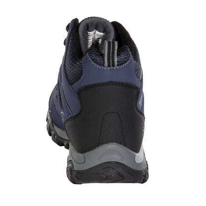 Navy-Granite - Back - Regatta Mens Holcombe IEP Mid Hiking Boots
