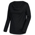 Black - Side - Regatta Womens-Ladies Frayda Long Sleeved T-Shirt