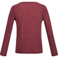 Claret Red - Side - Regatta Womens-Ladies Frayda Long Sleeved T-Shirt