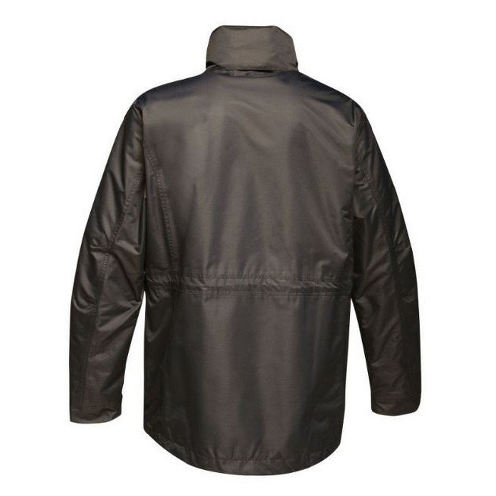 Traffic Black - Back - Regatta Professional Mens Hooded Padded Jacket