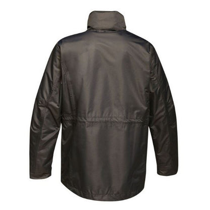 Traffic Black - Back - Regatta Professional Mens Hooded Padded Jacket