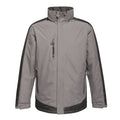 Signal Grey-Signal Black - Front - Regatta Mens Contrast Full Zip Jacket