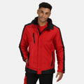 Raspberry Red-Graphite Black - Back - Regatta Mens Contrast Full Zip Jacket