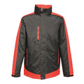 Graphite Black-Raspberry Red - Front - Regatta Mens Contrast Full Zip Jacket