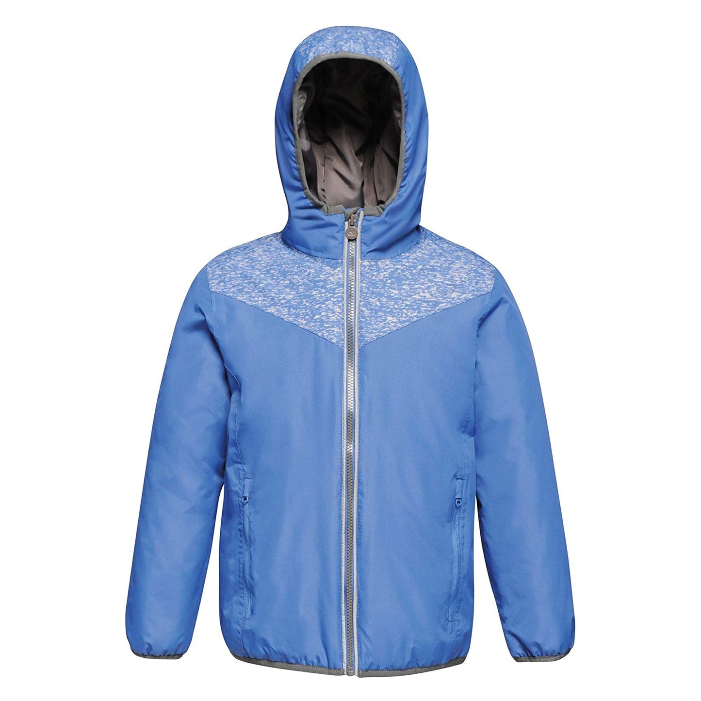 Sky Blue - Front - Regatta Professional Childrens-Kids Reflector Hooded Jacket