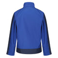 Light Blue-Black Blue - Back - Regatta Professional Mens Contrast 3 Layer Soft Shell Jacket