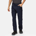 Navy - Back - Regatta Mens Original Action Waterproof Trousers - Regular