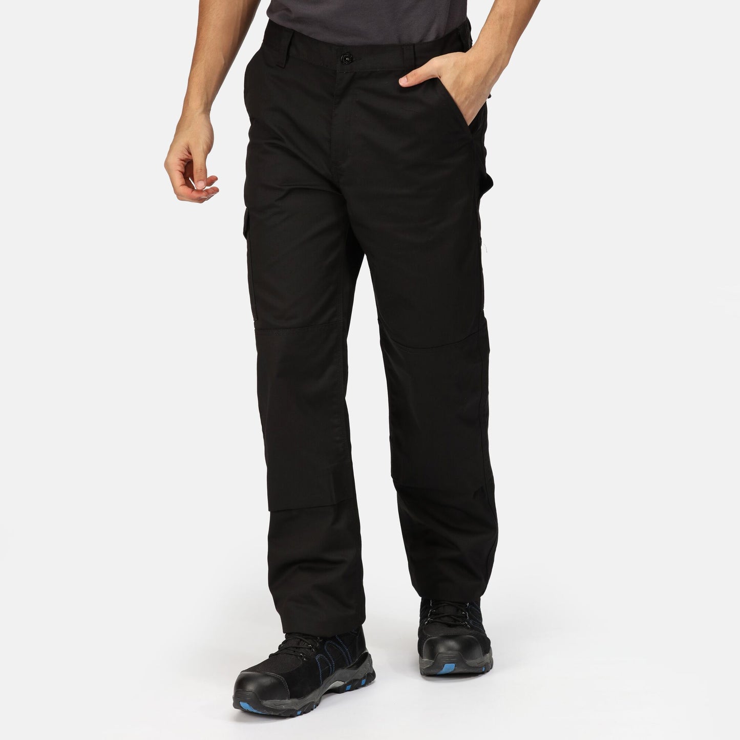 Traffic Black - Back - Regatta Professional Mens Waterproof Trousers
