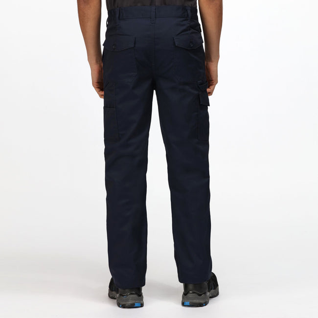 Grey Blue - Lifestyle - Regatta Mens Pro Cargo Waterproof Trousers - Regular