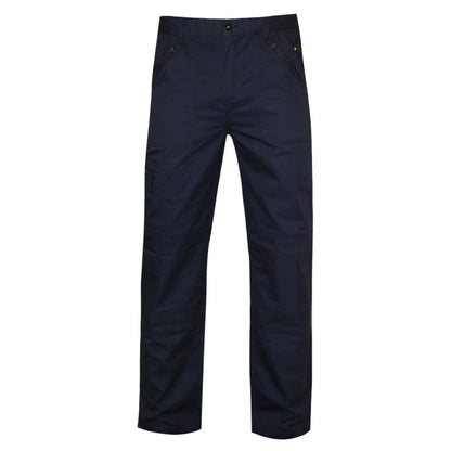 Navy - Front - Regatta Professional Mens Waterproof Trousers