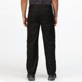 Traffic Black - Side - Regatta Mens Pro Action Waterproof Trousers - Long (34in)